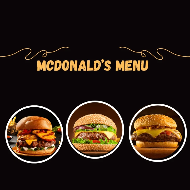 McDonald’s Menu