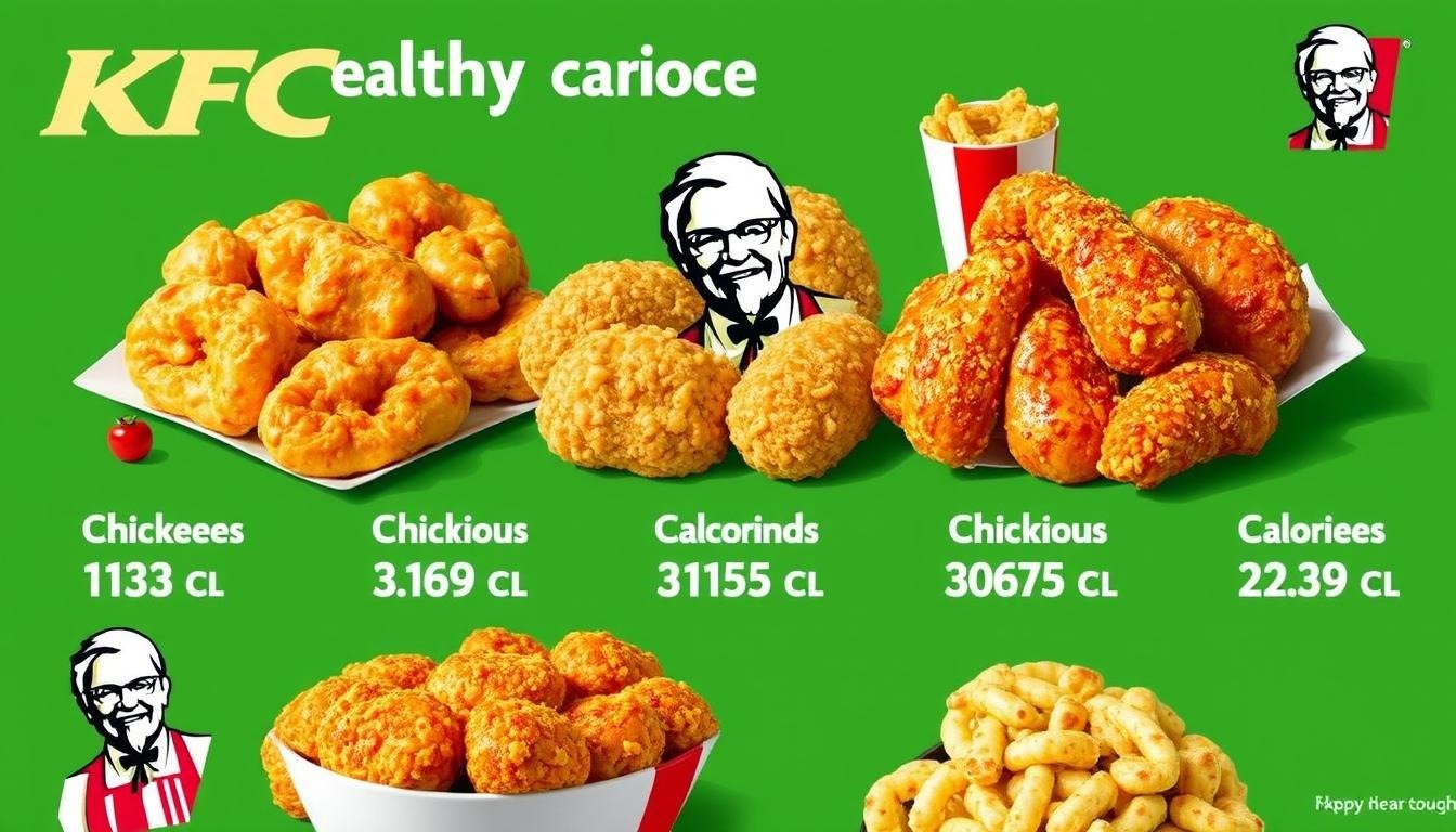 kfc menu calories