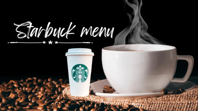 Starbucks Menu